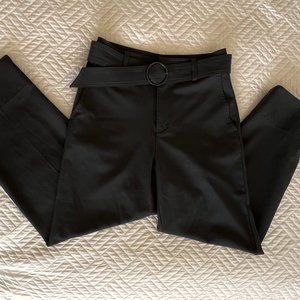 Club Monaco Enamel Ring Pants - Black - Size 4